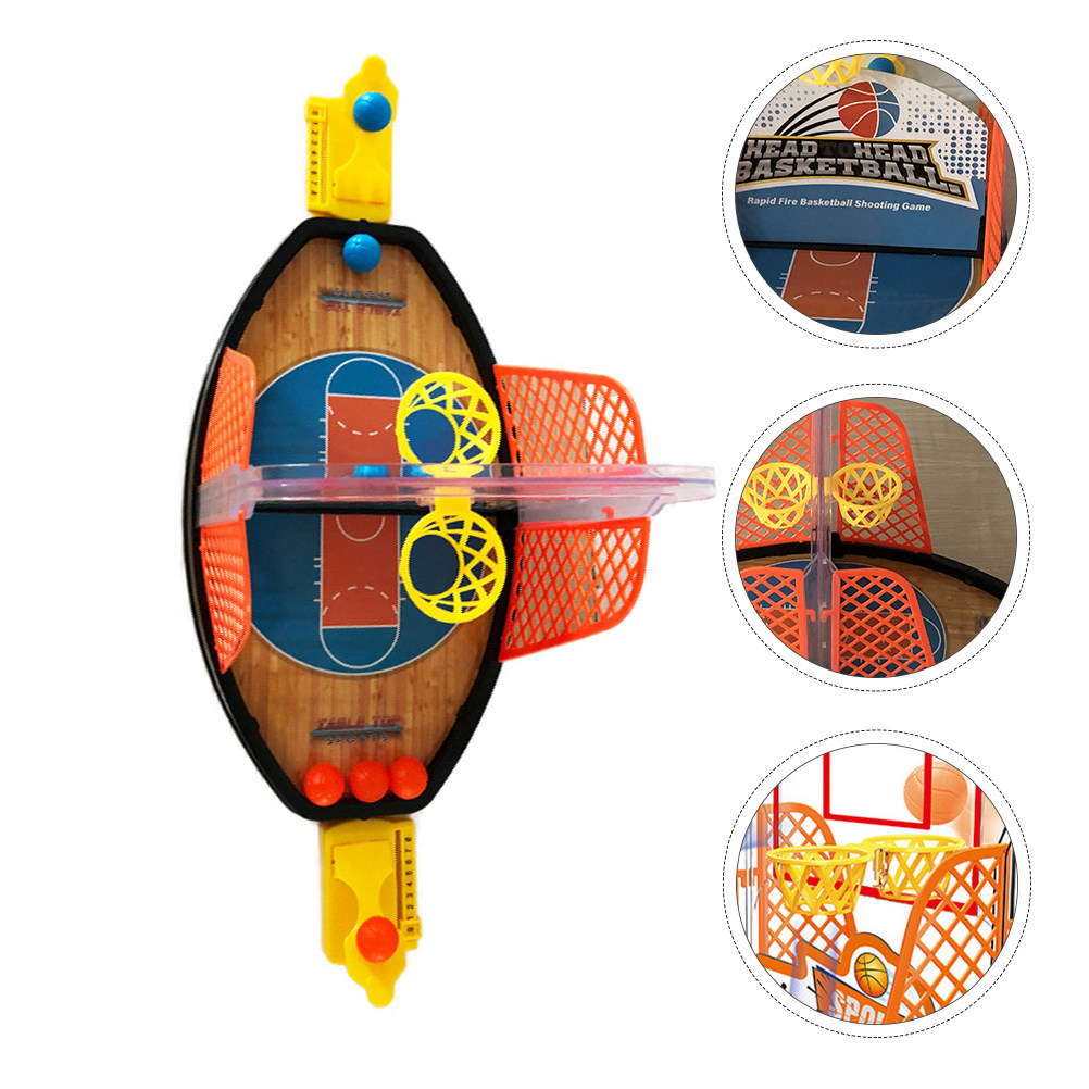 Kids Educational Game - 1Set Basketball Court Game Interactive Shooting
