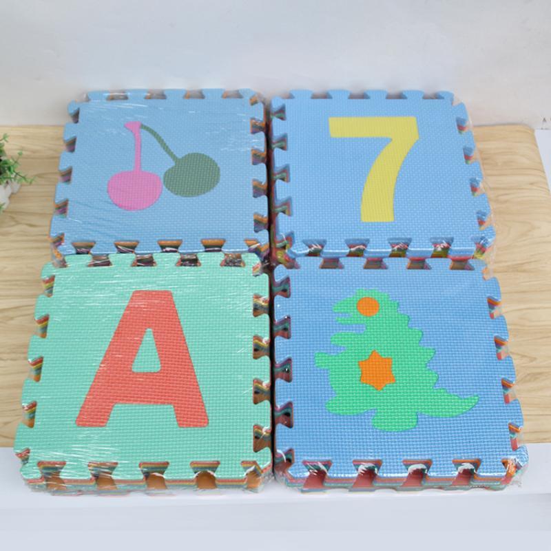 Kids Education Alphabet Numbers - Non Toxic PE Foam Puzzle Play