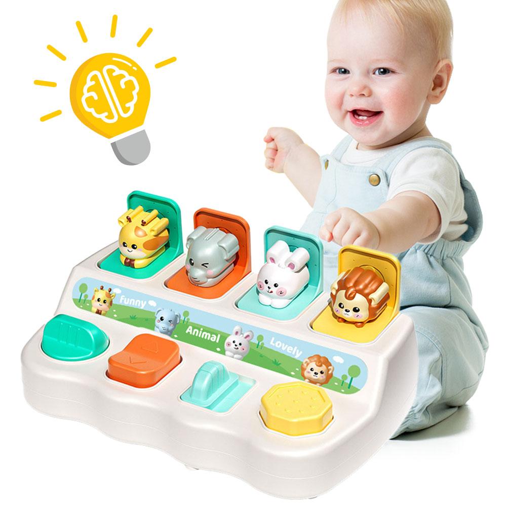Kids Educational Box - Interactive Pop Up Animals Toys Kids