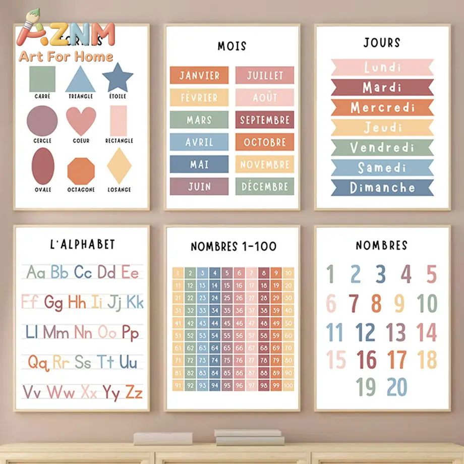 English French Number Alphabet - Kids Education Alphabet Numbers review and price