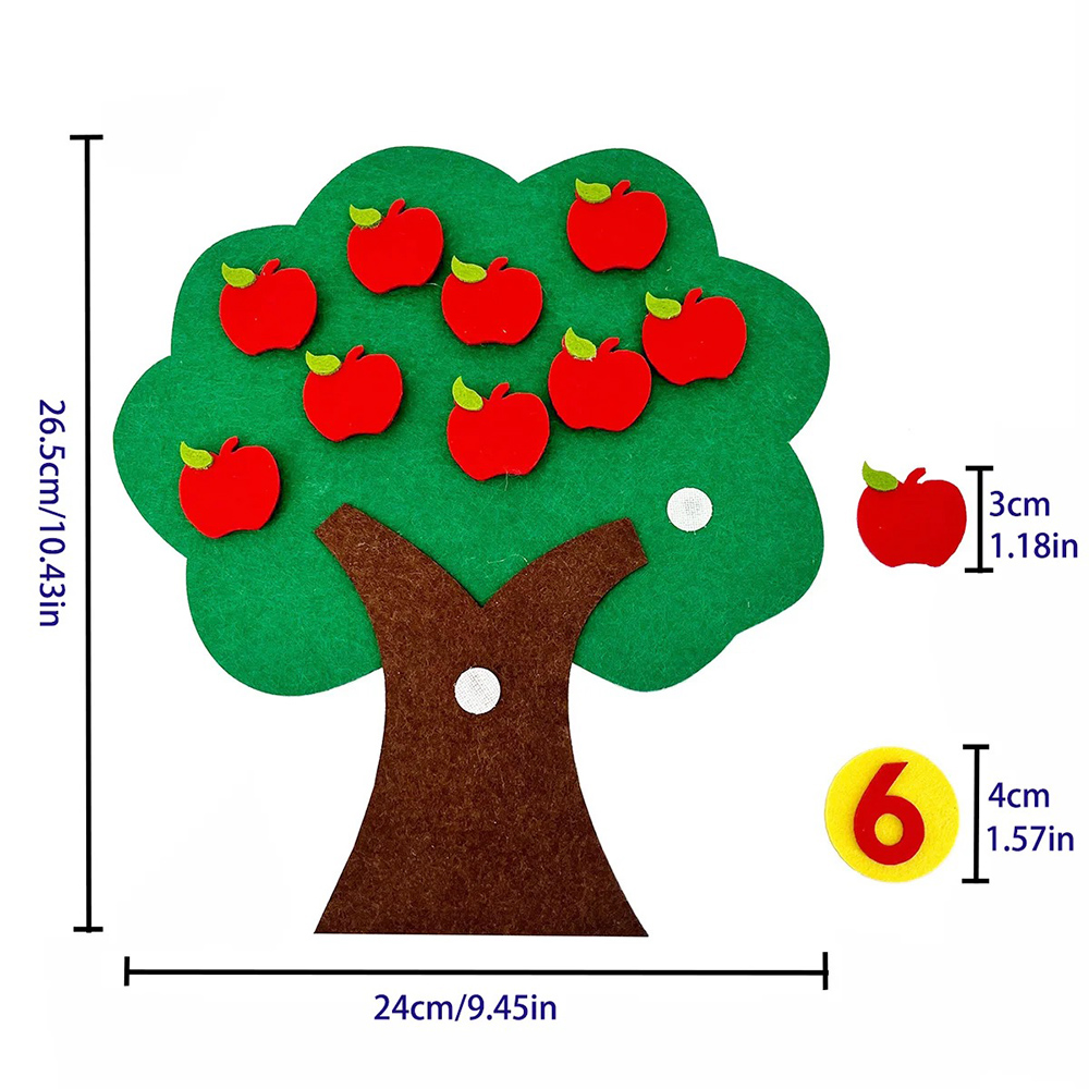 Montessori Fruit Tree Counting - Kids Education Number review and price