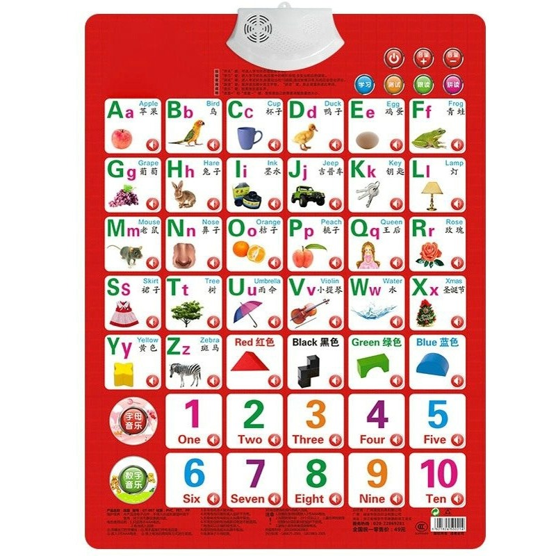 Learn Numbers Alphabet Card Bo - Kids Education Alphabet Numbers review and price