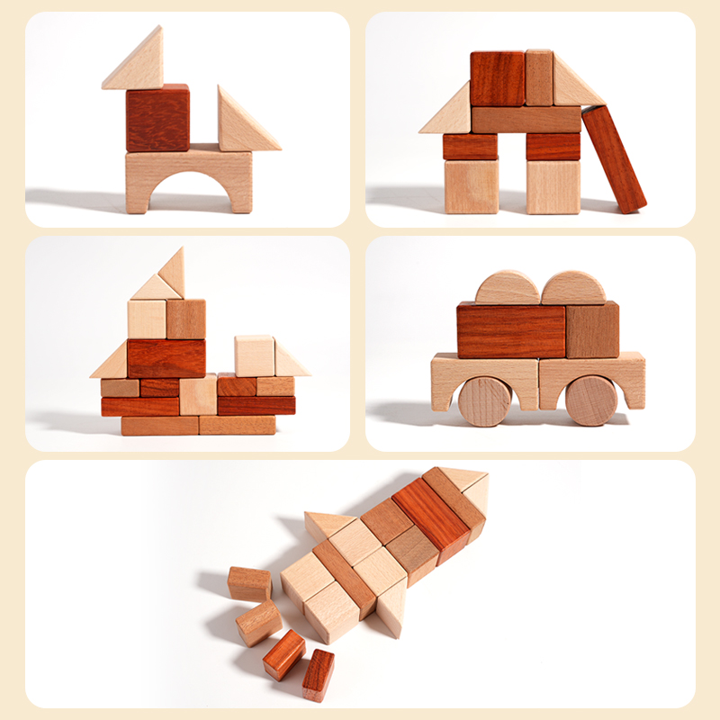 29-Piece Wood DIY Building Blo - Kids Educational Box review and price