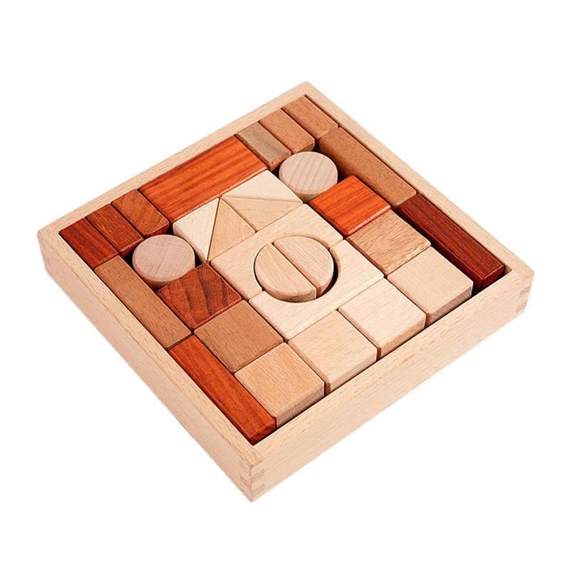 29-Piece Wood DIY Building Blo - Kids Educational Box review and price