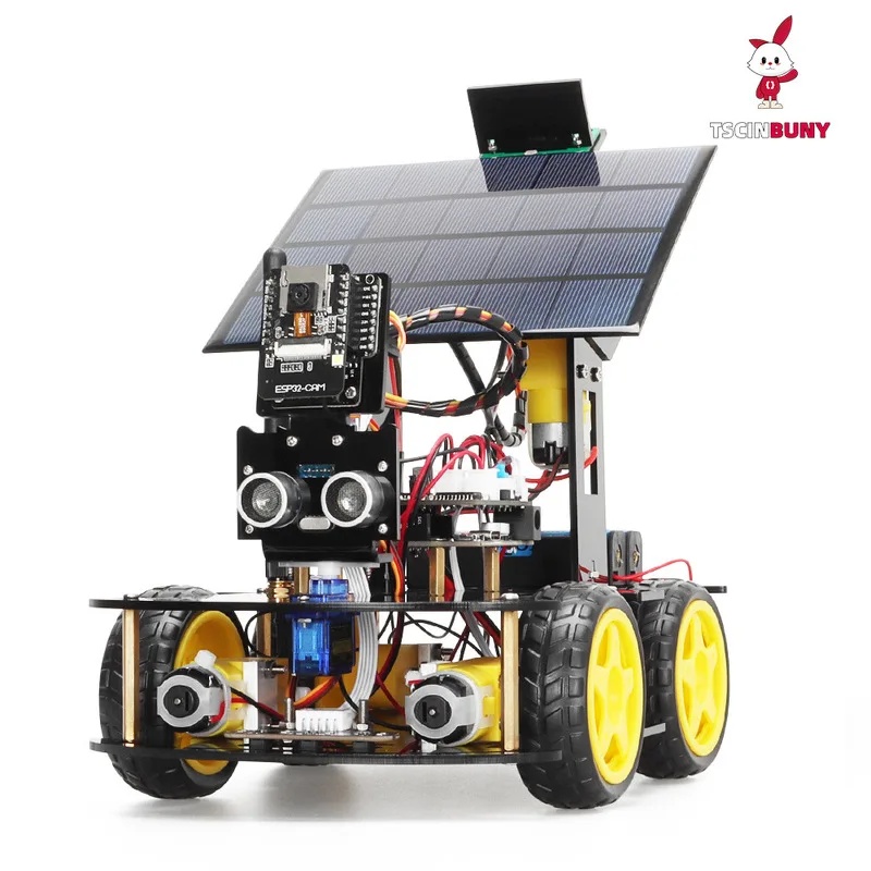 Solar Powered ESP32 CAM Progra - Coding Robot Toy review and price