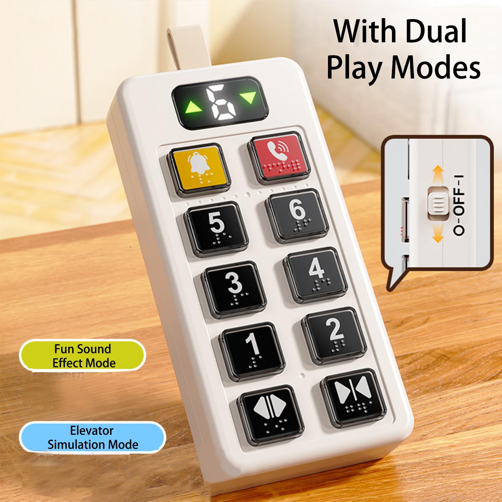Elevator Button Panel Toys Edu - Kids Education Number review and price