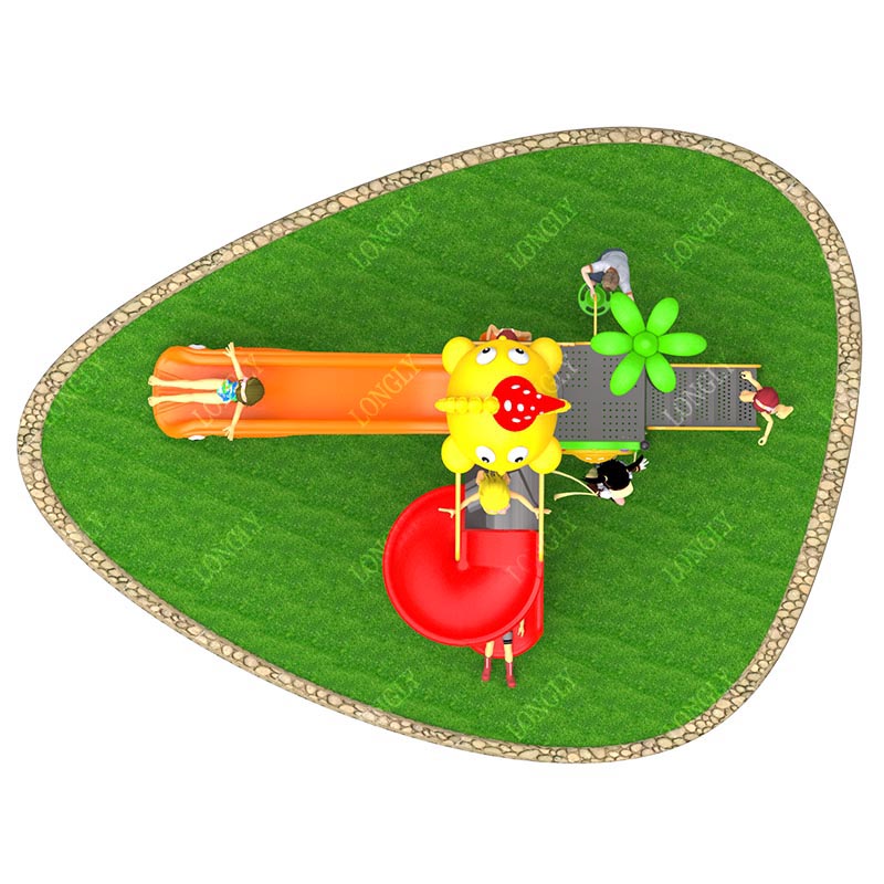 Commercial Plastic Slide 450x2 - Kids Outdoor Education review and price