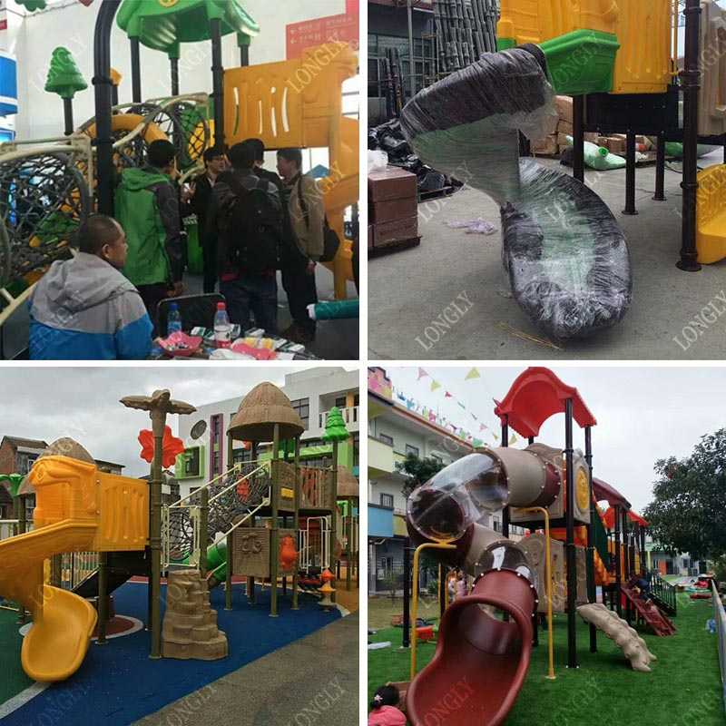 Commercial Plastic Slide 450x2 - Kids Outdoor Education review and price