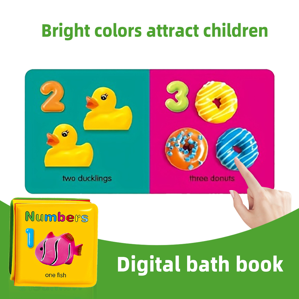 Waterproof Baby Bath Book Set  - Number Puzzle Foam review and price