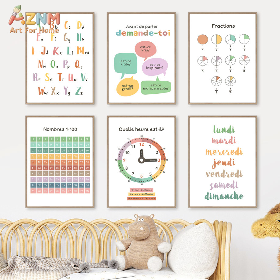 AZNM French Kids Educational C - Kids Education Alphabet Numbers review and price