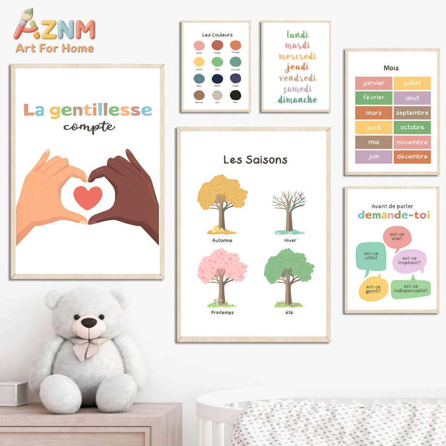 AZNM French Kids Educational C - Kids Education Alphabet Numbers review and price