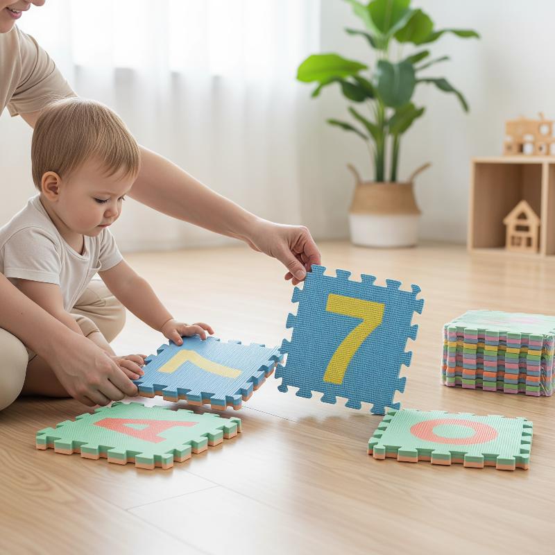 Non-Toxic PE Foam Puzzle Play  - Number Puzzle Foam review and price