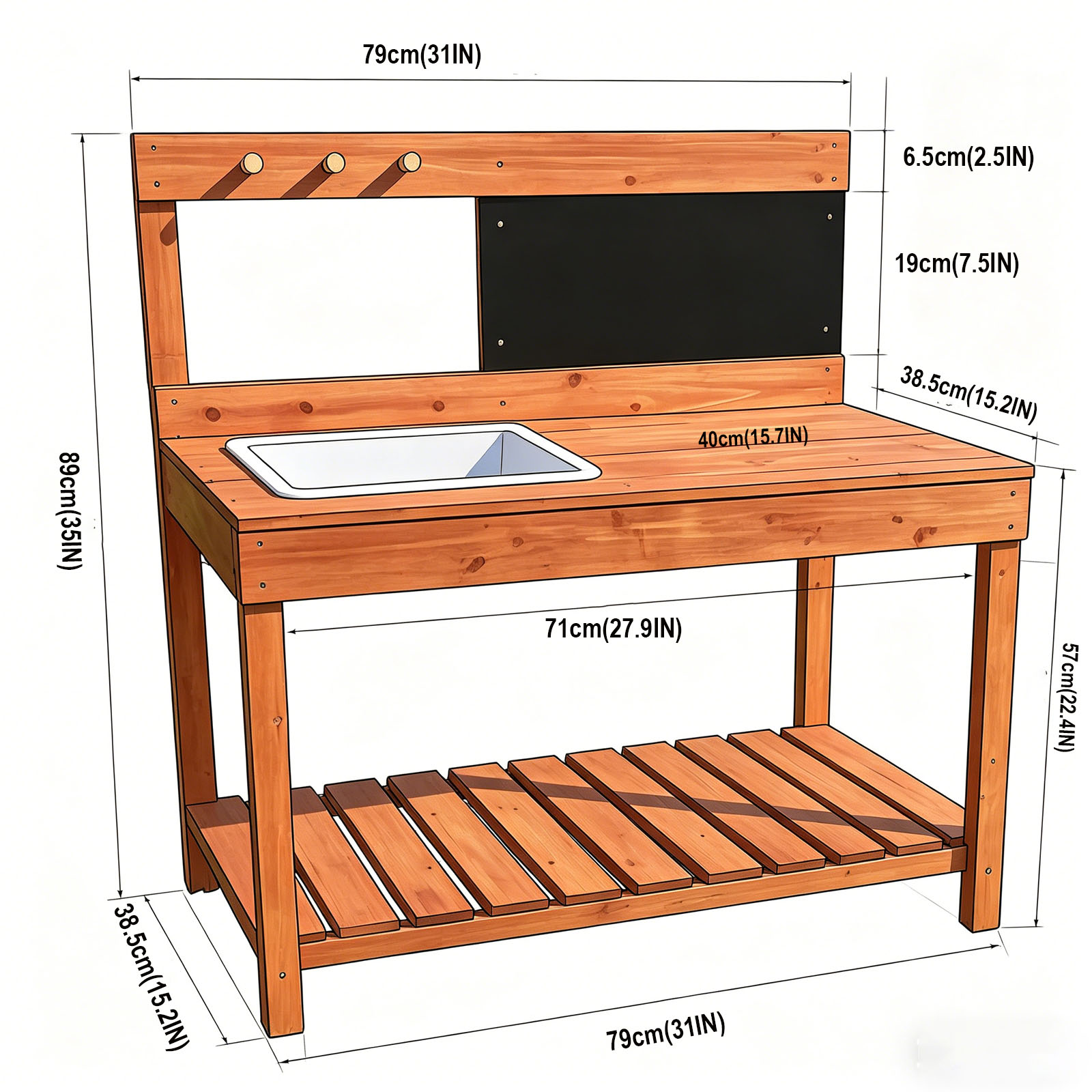Wooden Potting Benches For Chi - Kids Outdoor Education review and price