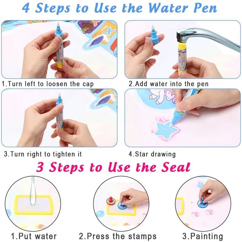 Coolplay Magic Water Drawing M - Kids Education Rug review and price