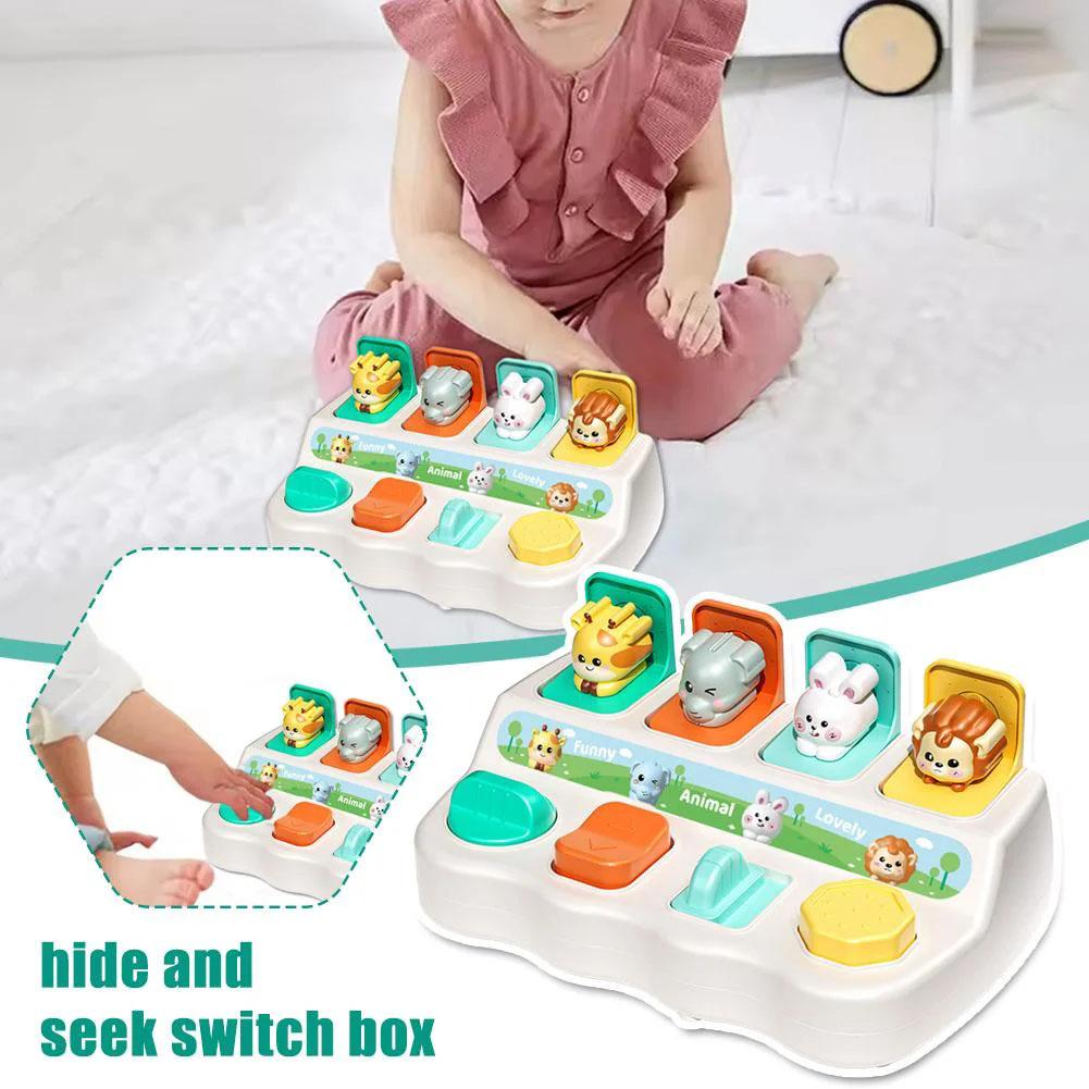 Interactive Pop Up Animals Toy - Kids Educational Box review and price
