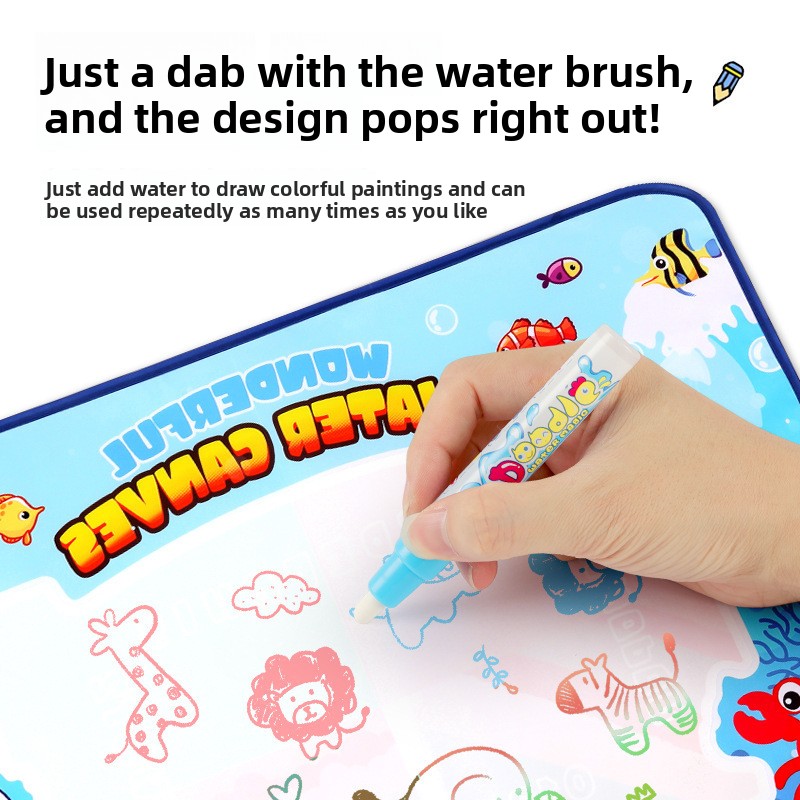Kids Large Magic Water Drawing - Kids Education Rug review and price