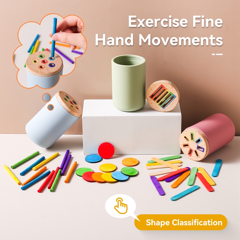 Montessori Wooden Toys Color S - Kids Educational Box review and price