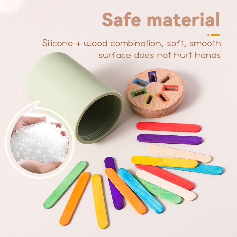 Montessori Wooden Toys Color S - Kids Educational Box review and price
