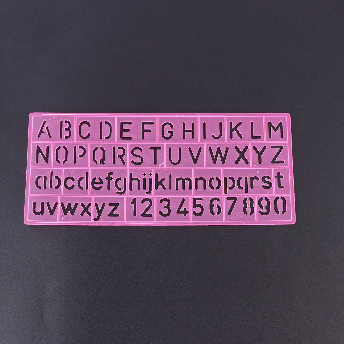 4Pcs Plastic Graffiti Rulers A - Kids Education Alphabet Numbers review and price