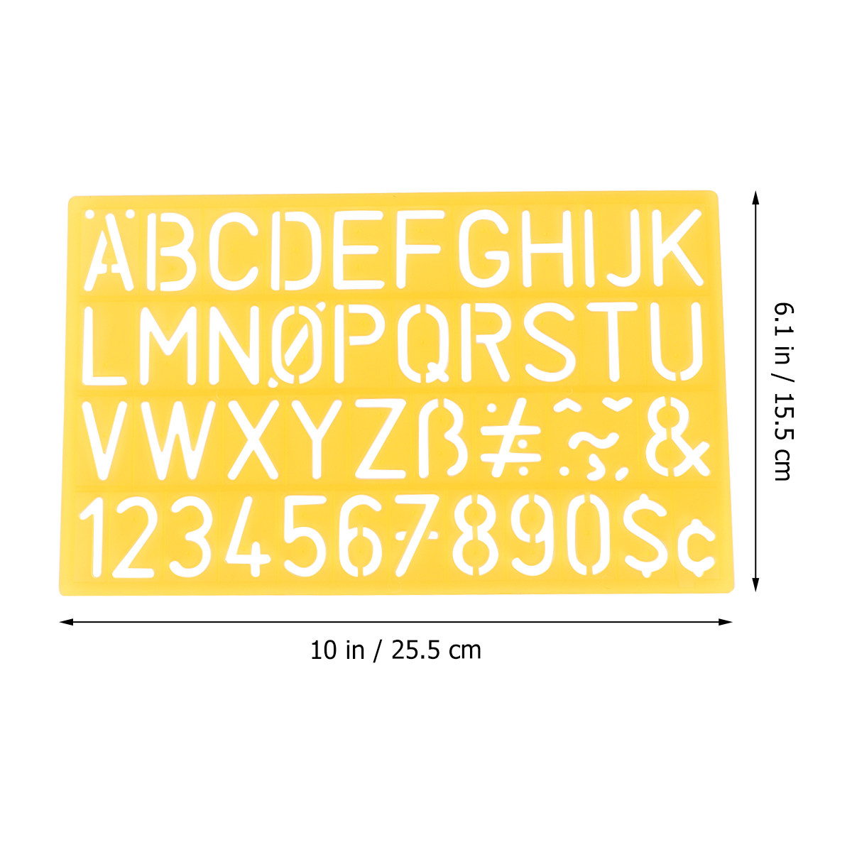 4Pcs Plastic Graffiti Rulers A - Kids Education Alphabet Numbers review and price