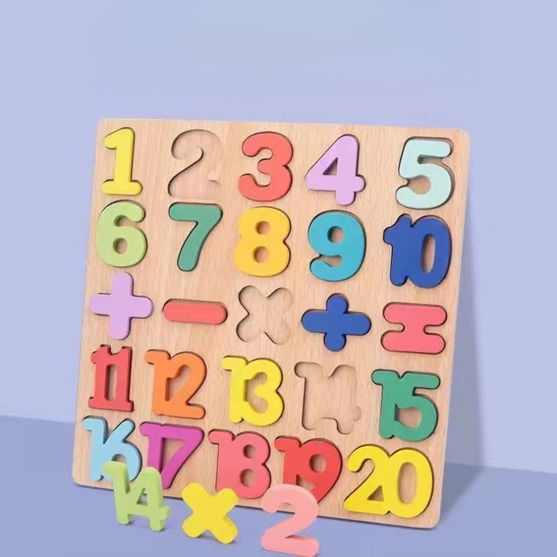 Wooden Alphabet Puzzle Board N - Kids Education Alphabet Numbers review and price