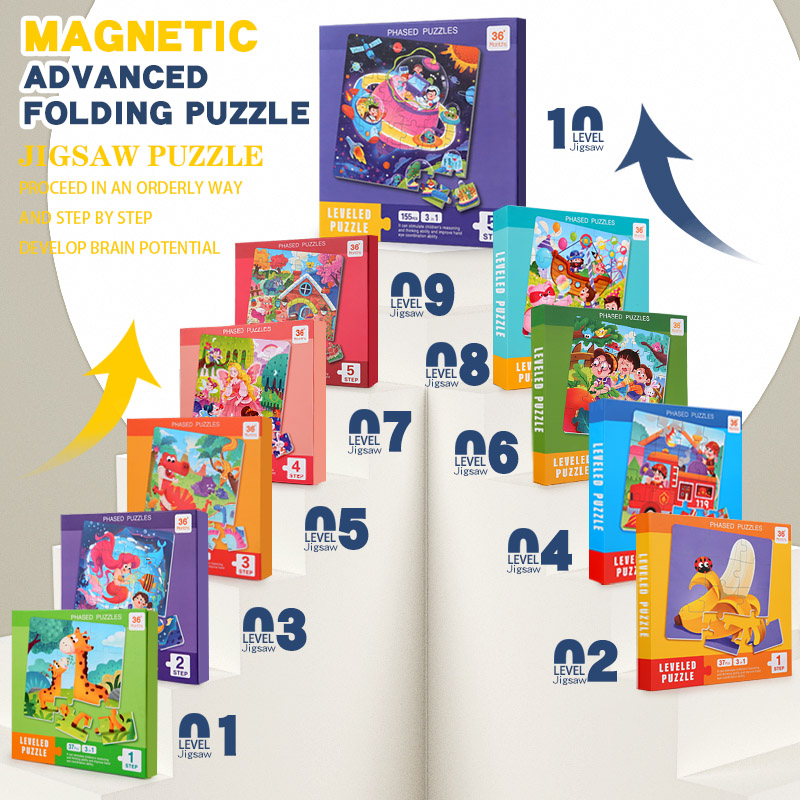 Kids Magnetic Wooden Puzzle Ca - Kids Educational Box review and price