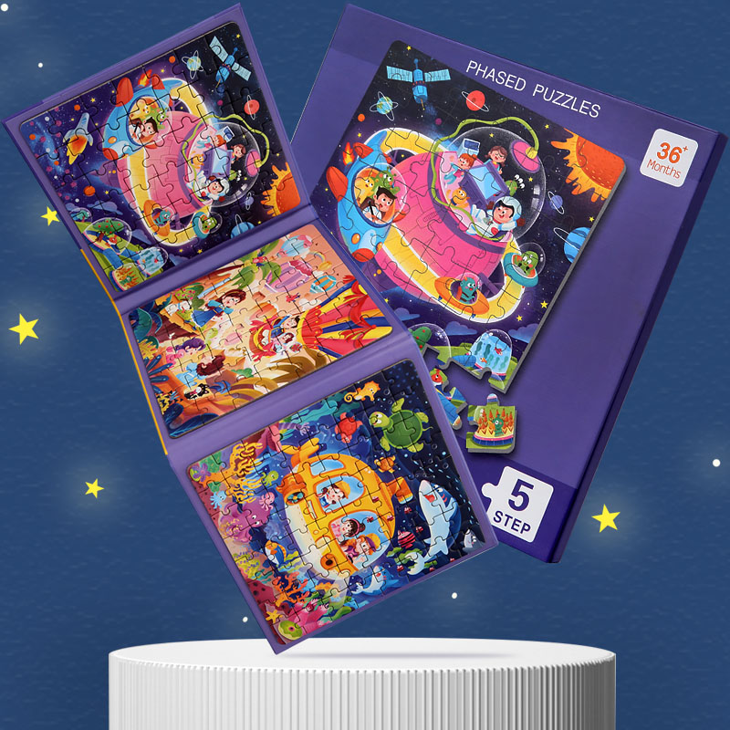 Kids Magnetic Wooden Puzzle Ca - Kids Educational Box review and price