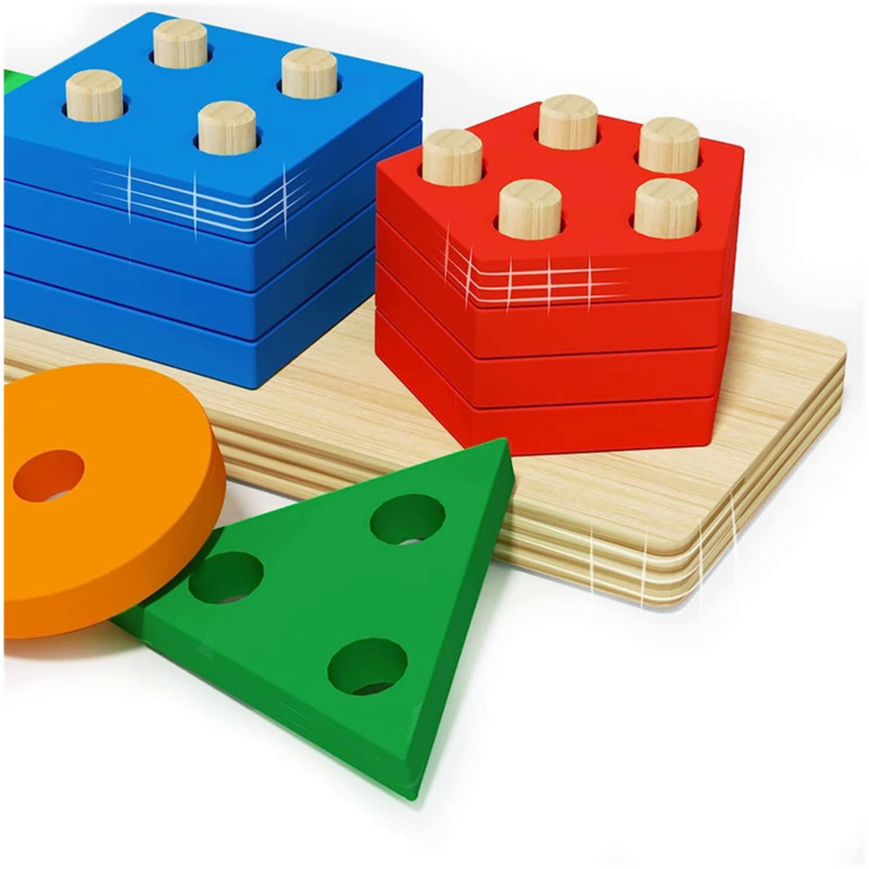 Montessori Wooden Toys Color S - Kids Educational Box review and price