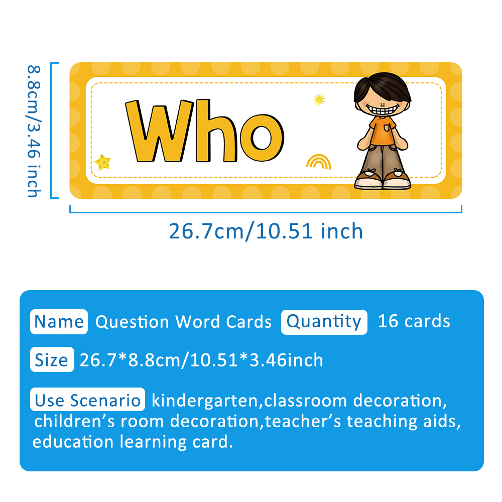 WH Question Words English Gram - Kids Education Questions review and price