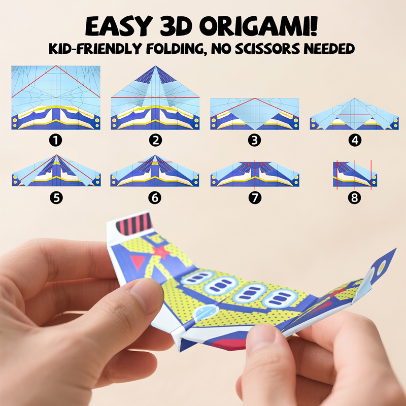 36 Sheets Paper Airplane Origa - Kids Educational Game review and price