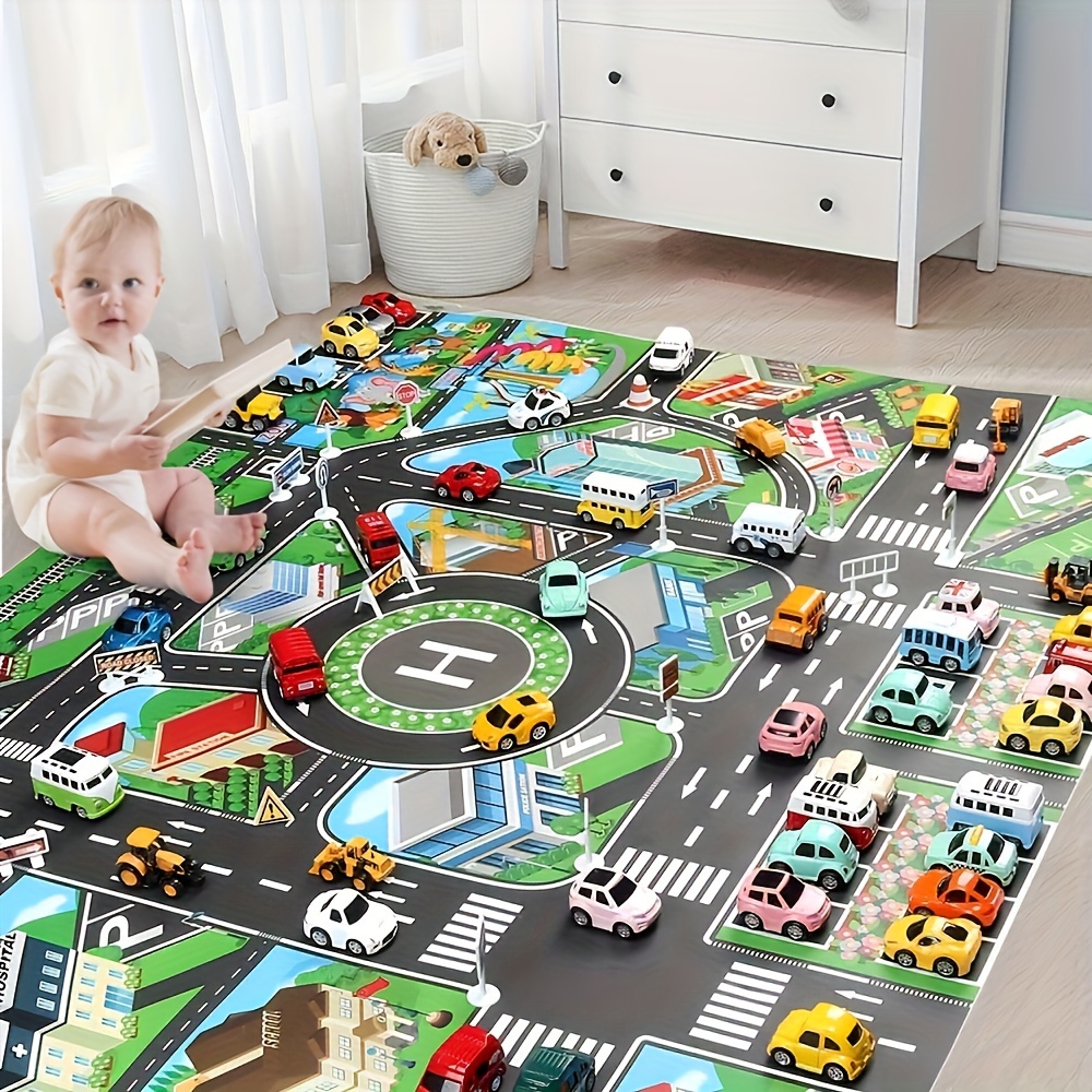 1pc, City Traffic Play Mat, La - Kids Educational Game review and price