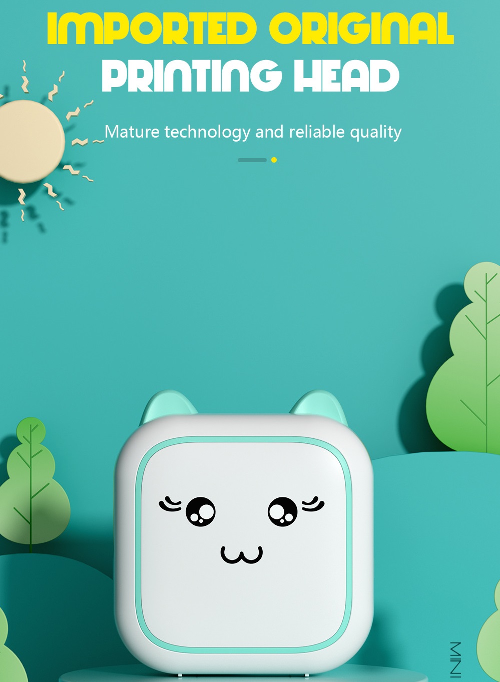 Portable Mini Cartoon Thermal  - Kids Education Questions review and price