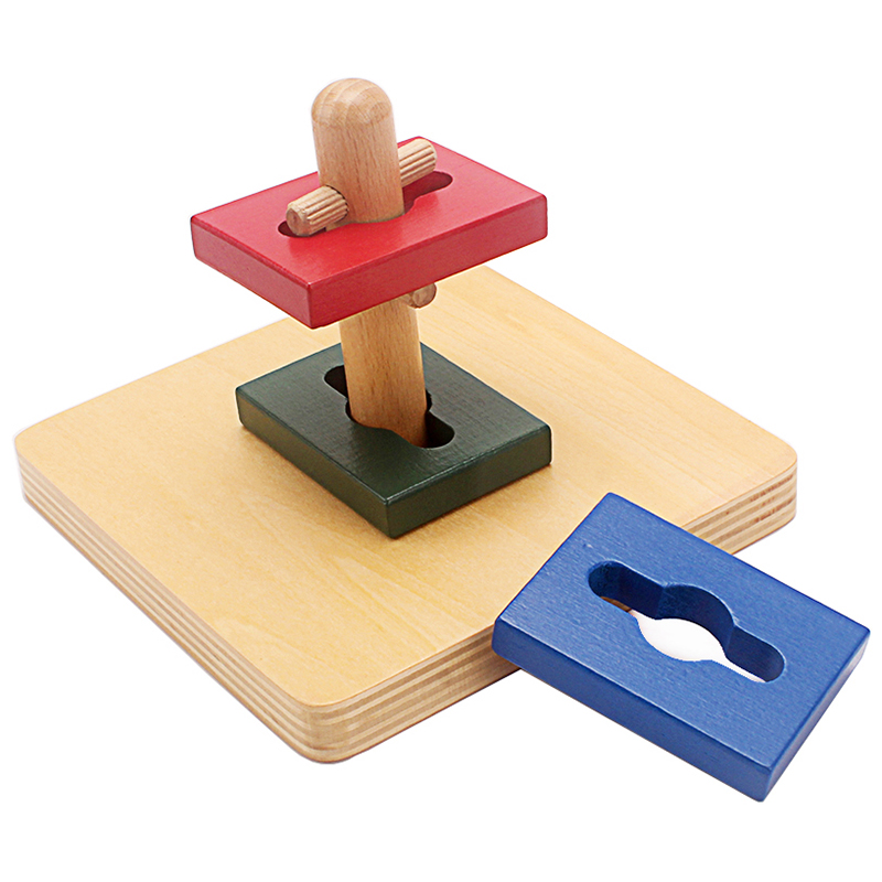 Infant Montessori Wooden Toy T - Kids Educational Box review and price