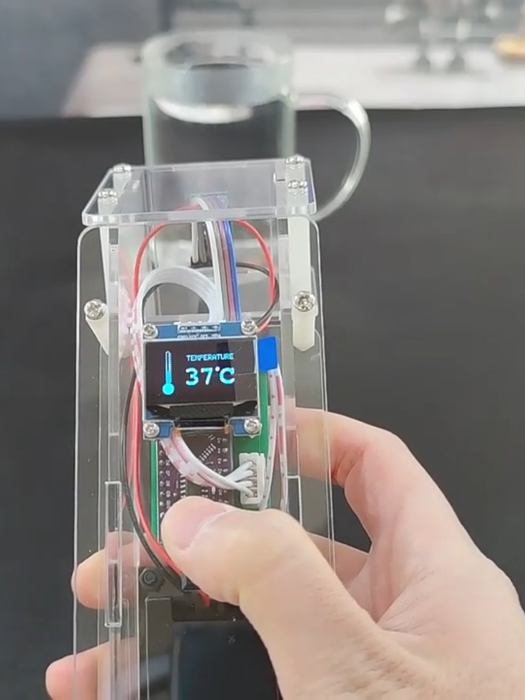 Acrylic Forehead Thermometer w - Coding Robot Toy review and price