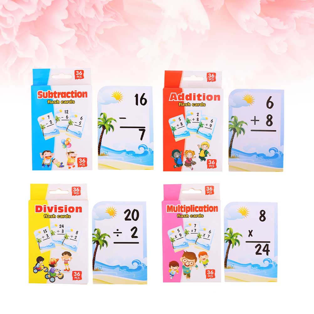4 Boxes Childrens Math Study C - Kids Educational Box review and price