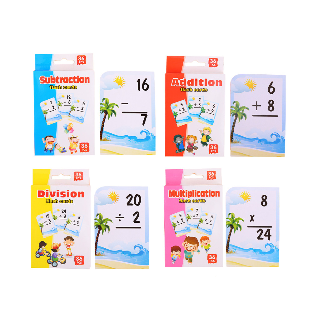 4 Boxes Childrens Math Study C - Kids Educational Box review and price