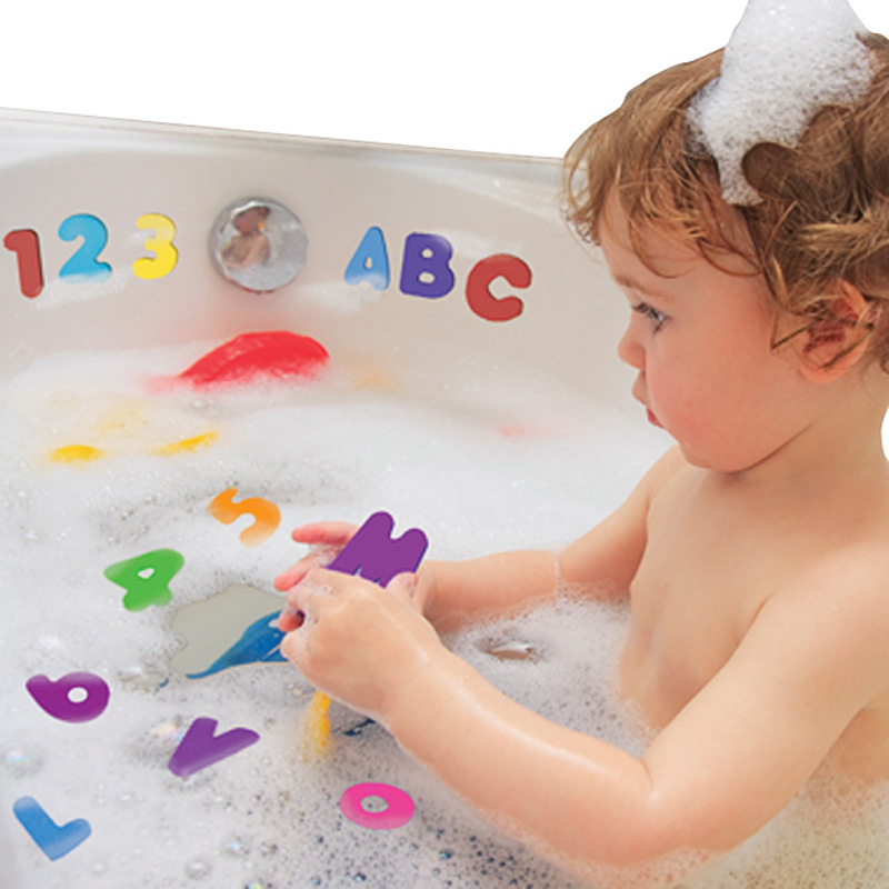Kids Baby Bath Toys Fun Foam L - Kids Education Number review and price