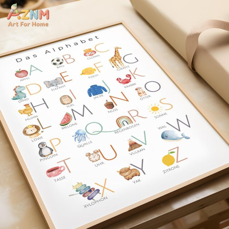 AZNM German Alphabet Numbers C - Kids Education Alphabet Numbers review and price