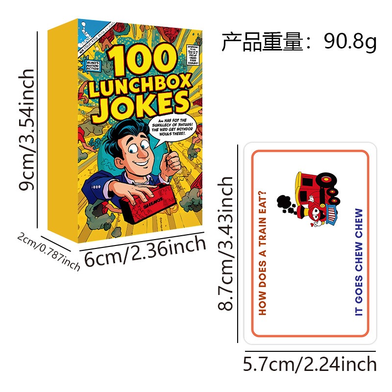 100 Lunchbox Jokes Cards Funny - Kids Education Questions review and price