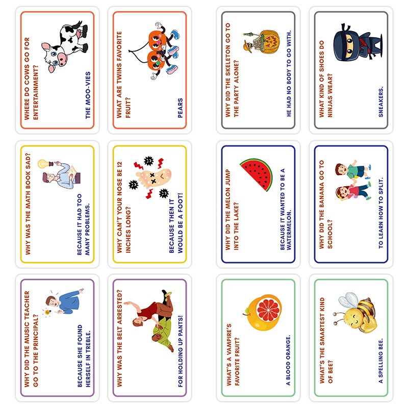 100 Lunchbox Jokes Cards Funny - Kids Education Questions review and price