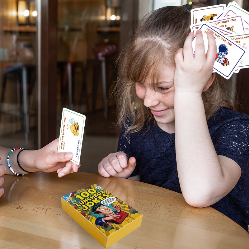 100 Lunchbox Jokes Cards Funny - Kids Education Questions review and price