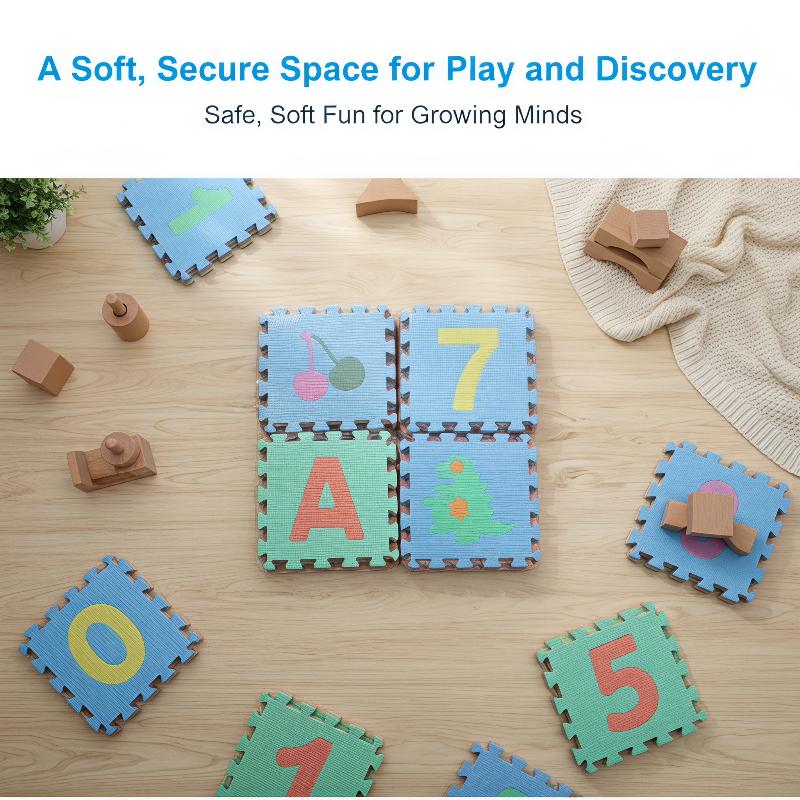 1 Piece Interlocking PE Foam P - Number Puzzle Foam review and price