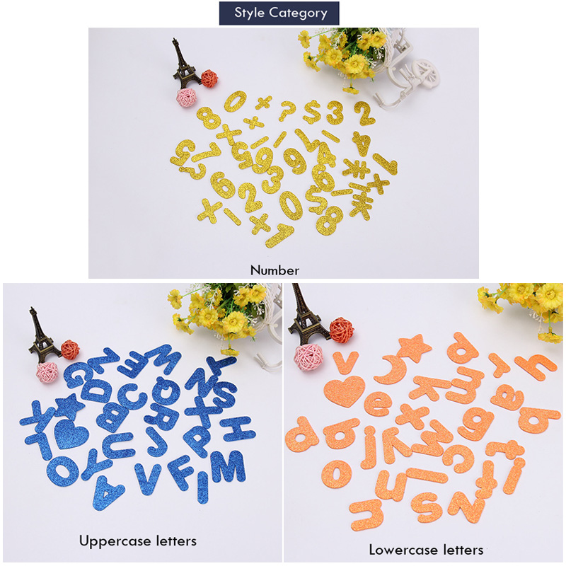 Cartoon Glittering Effect DIY  - Number Puzzle Foam review and price