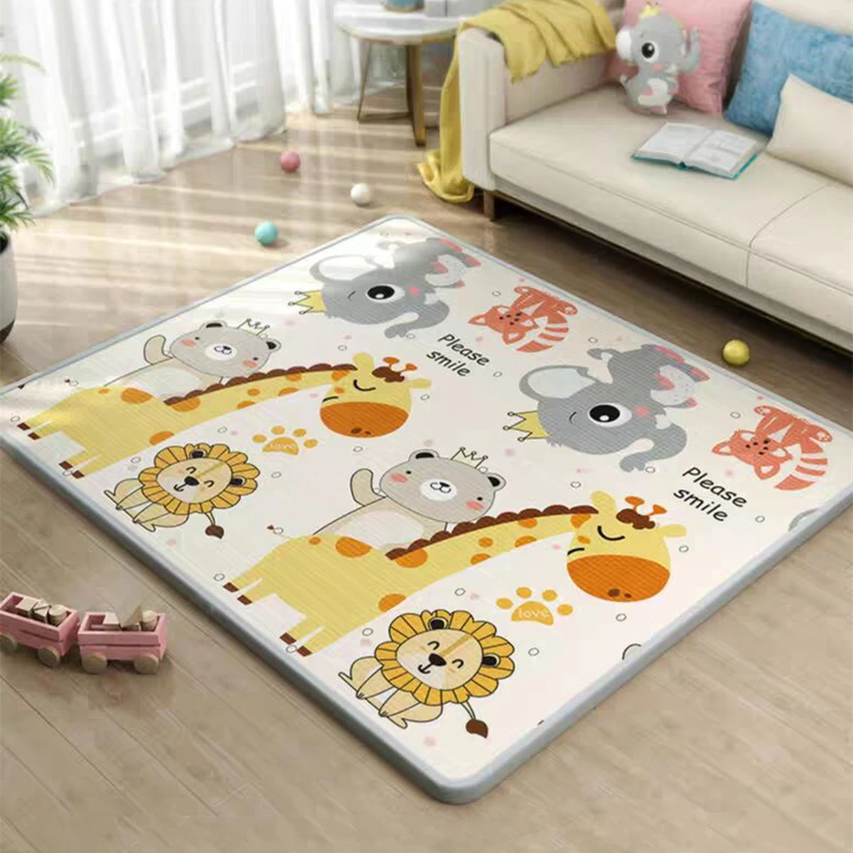 5 sizes to choose Cartoon Baby - Kids Education Rug review and price