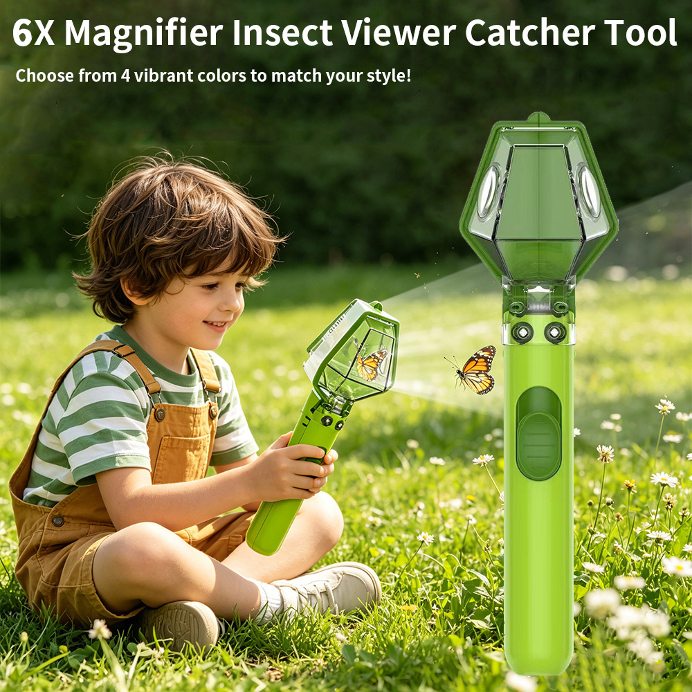 6X Magnifier Kids Bug Catcher, - Kids Outdoor Education review and price