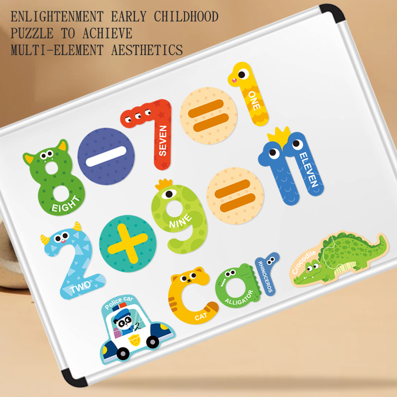 Magnetic Cognitive Matching Pu - Kids Education Number review and price